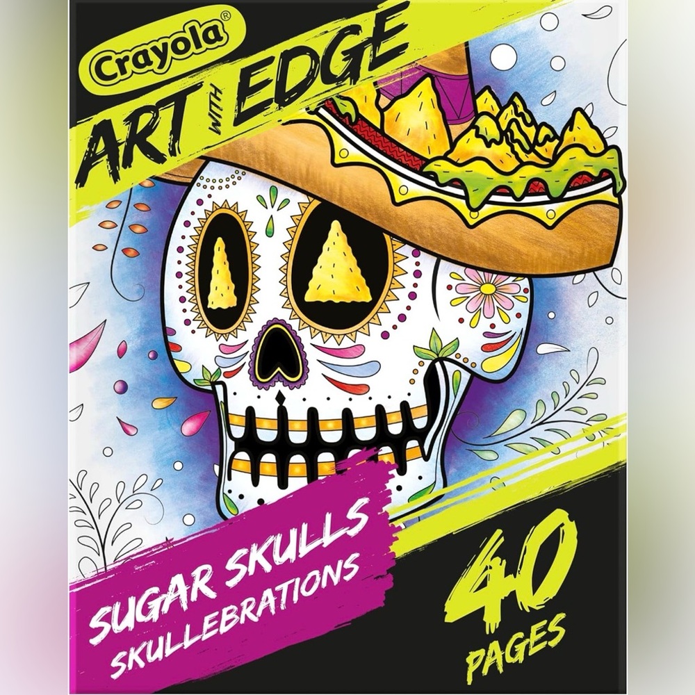 Crayola Sugar Skulls Coloring Book